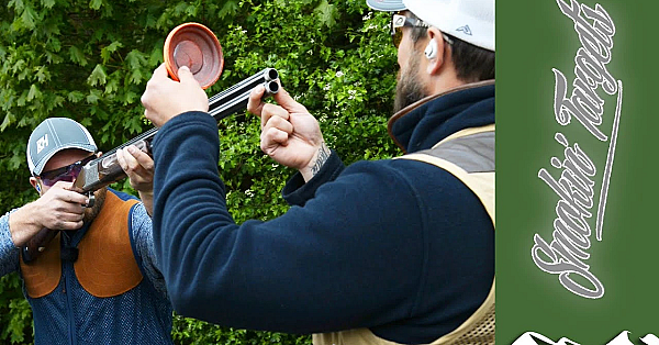 Ben Husthwaite On The Incoming Chandelle Clay Pigeon - Smokin' Targets