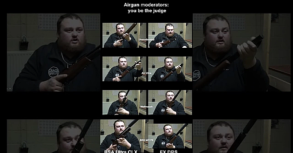 Airgun moderator comparison @CrackshotOfficial