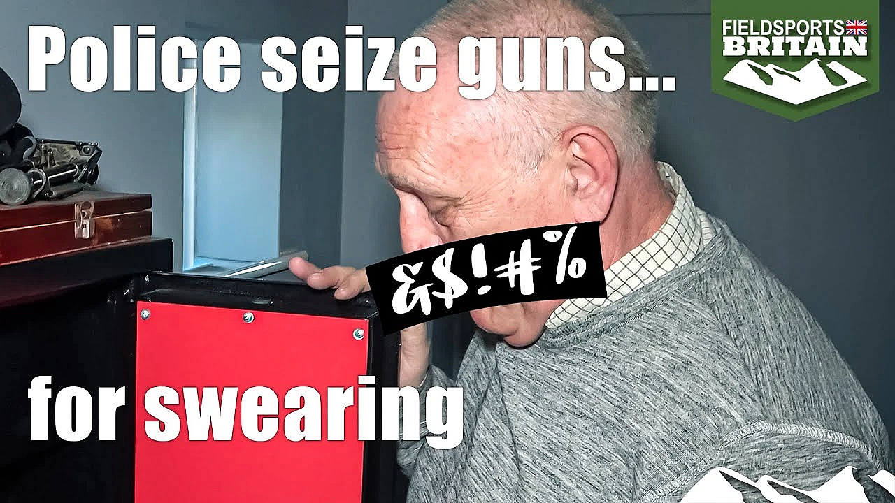 Police Seize Guns... For Swearing