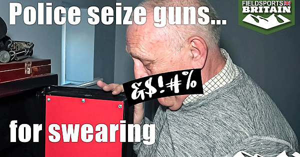 Police Seize Guns... For Swearing