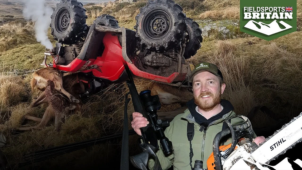 Upturned Quadbike, Five Foxes And A Chainsaw