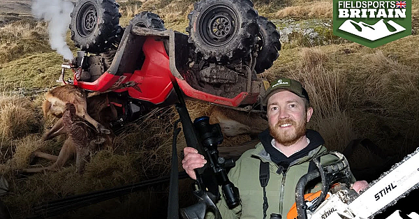 Upturned Quadbike, Five Foxes And A Chainsaw