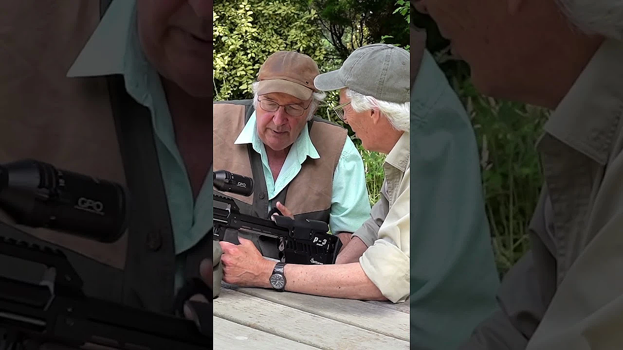 Terry Doe Is Out To Teach James Marchington How To Shoot His Airgun Straighter.  #fieldsportsbritain