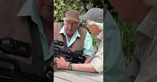 Terry Doe Is Out To Teach James Marchington How To Shoot His Airgun Straighter.  #fieldsportsbritain