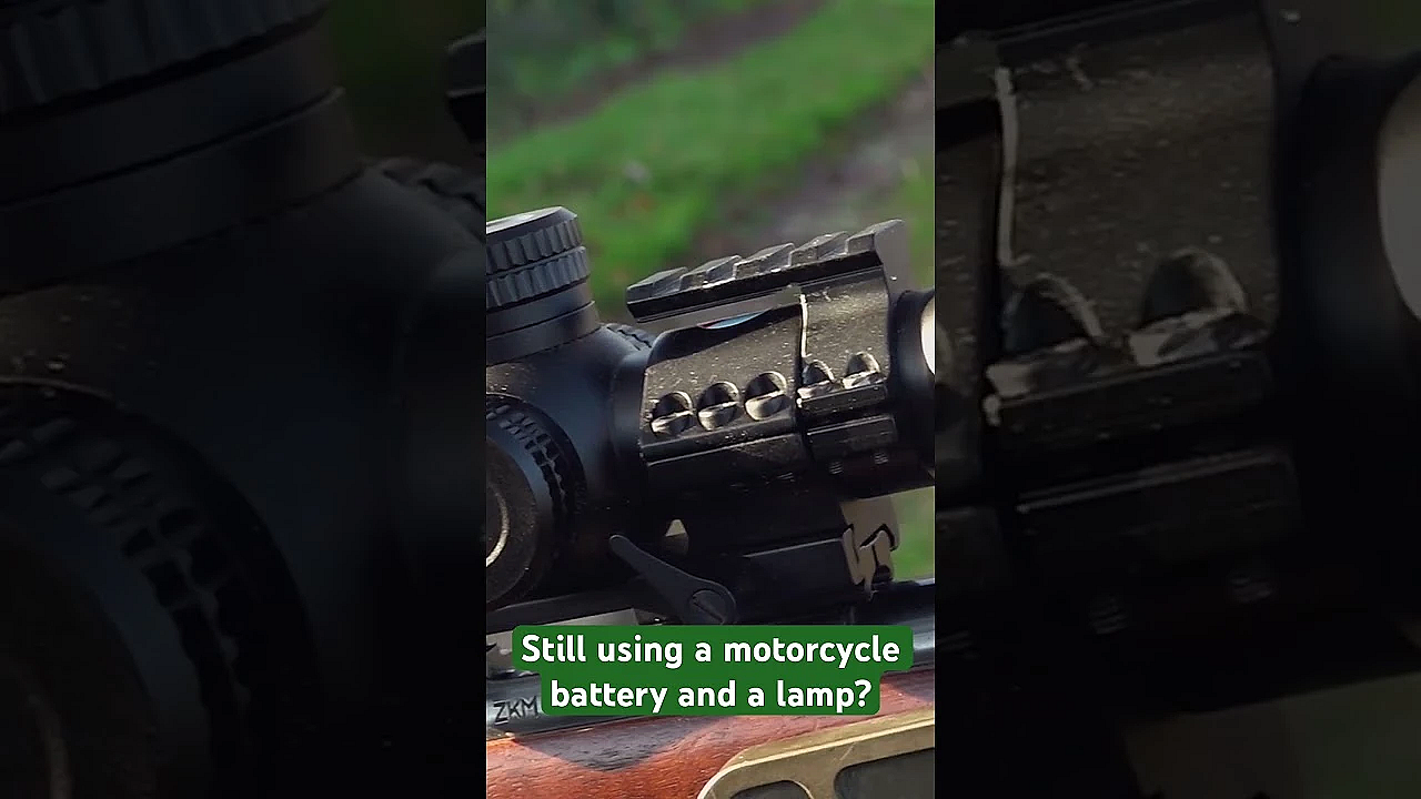Still Using A Motorcycle Battery And Lamp For Your Night-time Hunting Exploits? #hikmicro