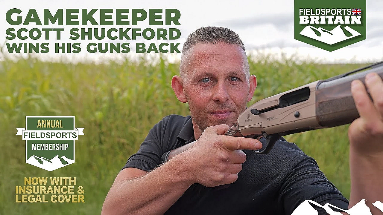 Gamekeeper Scott Shuckford Wins His Guns Back