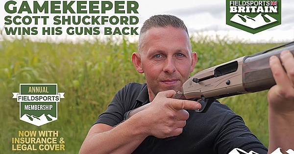 Gamekeeper Scott Shuckford Wins His Guns Back