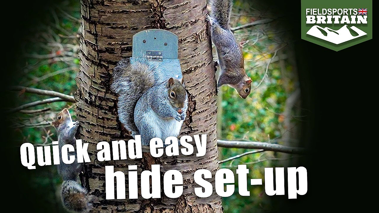 Squirrel Hunting: Quick And Easy Hide Set-up With Terry Doe