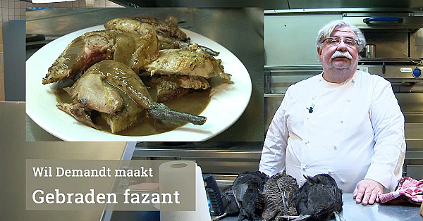 Wil Demandt slacht en bereidt een ovenheerlijke fazant