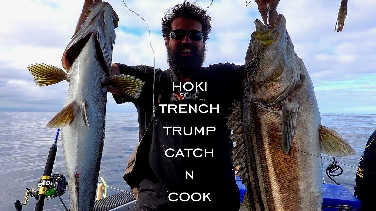 Deep Sea Trumpeter Catch N Cook - Hokitika Trench - Crispy Fish Skin