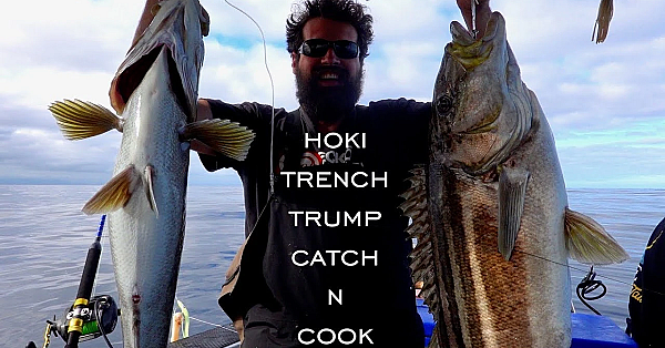 Deep Sea Trumpeter Catch N Cook - Hokitika Trench - Crispy Fish Skin