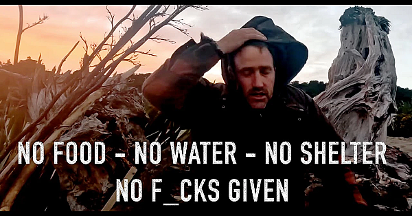 New Zealand Survival Challenge No Food Water Or Shelter - A Knife, Gumboots &amp; Wool Jersey Josh James