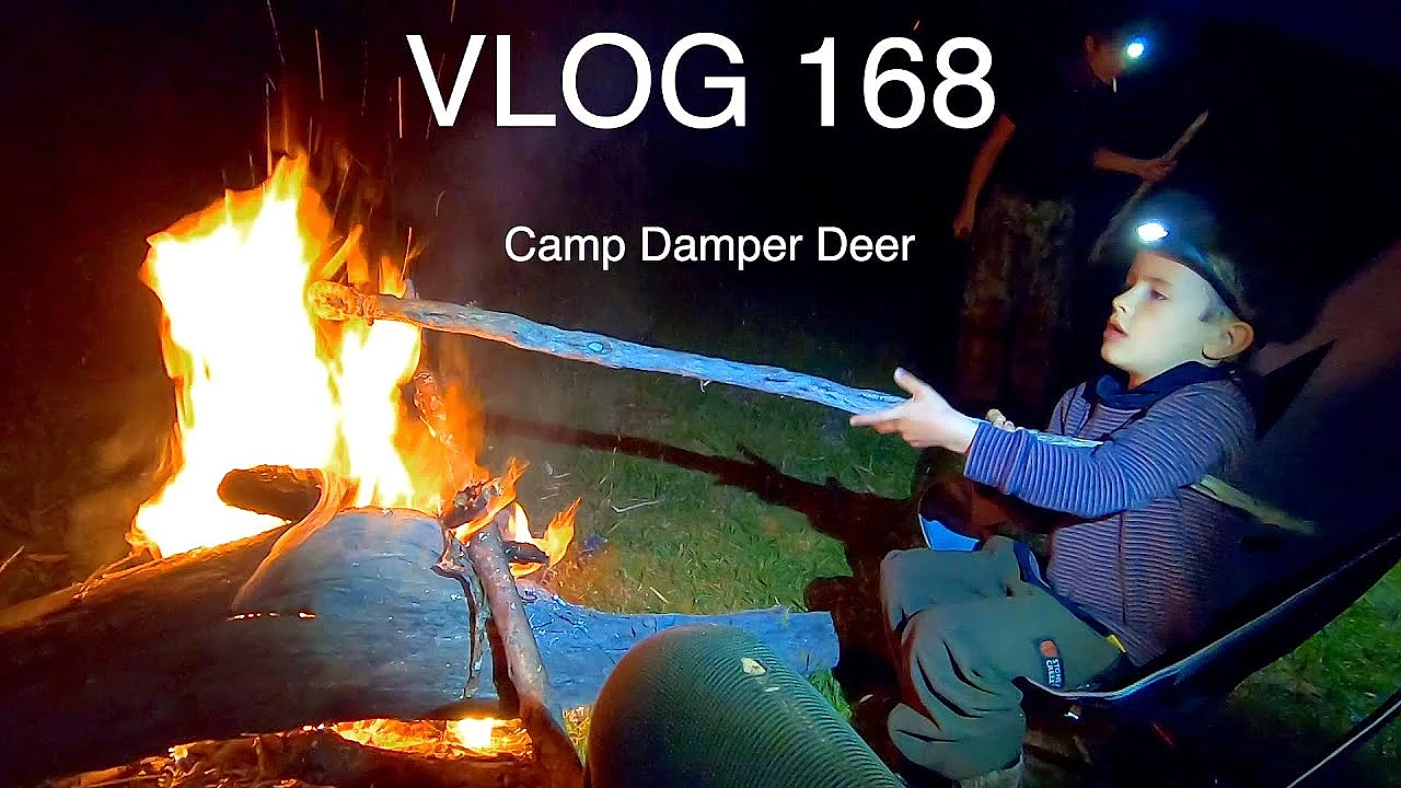 Vlog 168 - Fishing Camping Damper Deer Hunt - Eel Catch N Cook With Sonny Jim, Jack James &amp; Charlie