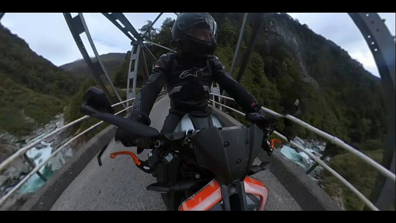 New Zealand Road Bike Missions In 360 - Haast Pass Diana Falls To Haast