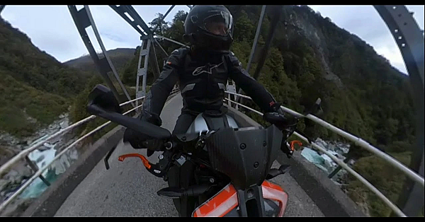 New Zealand Road Bike Missions In 360 - Haast Pass Diana Falls To Haast