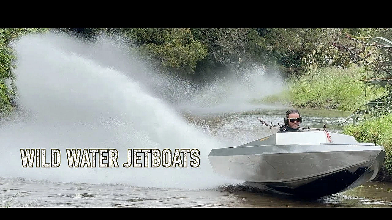Small Jetboat New Zealand In The Skinny Water West Coast South Island 360 Video