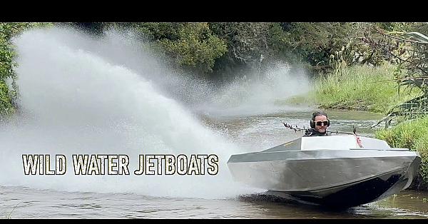 Small Jetboat New Zealand In The Skinny Water West Coast South Island 360 Video