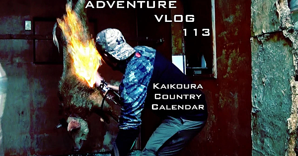 Josh James Adventure Vlog 113 Short - Kaikoura Country Calendar - Duck Liver Pate Catch N Cook