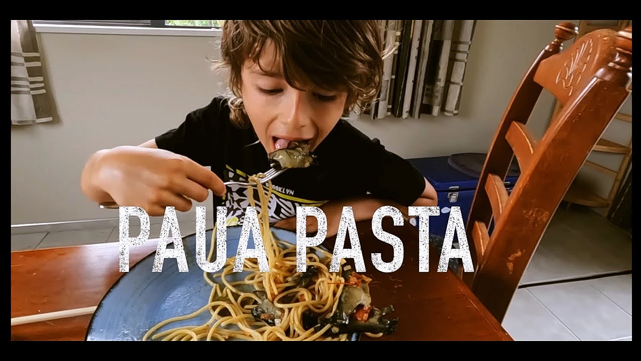Josh James Paua Pasta Recipe - Eeling - Motorbikes With Sonny Jim And Some Other Stuff