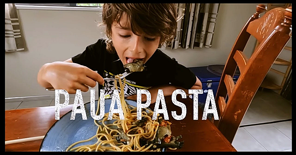 Josh James Paua Pasta Recipe - Eeling - Motorbikes With Sonny Jim And Some Other Stuff