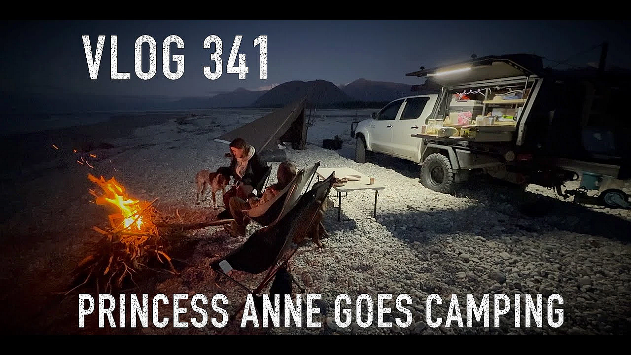 Fishing Josh James Kiwi Bushman Vlog #341 Princess Anne Goes Camping South Westland Homestead Cookin