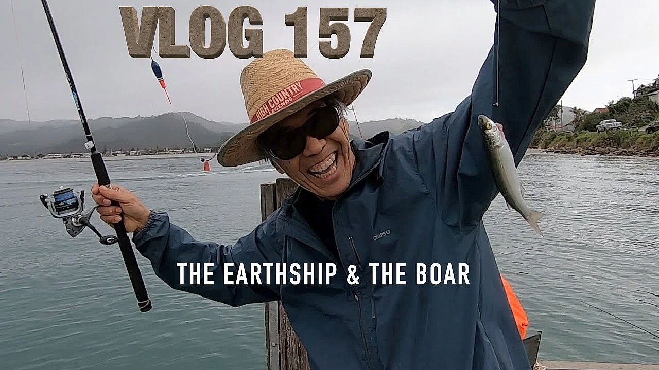 Adventure Vlog 157 - The Earthship And The Boar