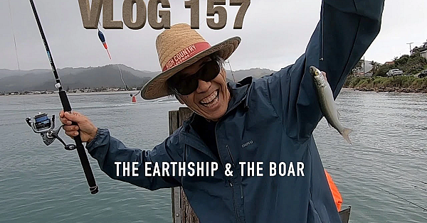 Adventure Vlog 157 - The Earthship And The Boar