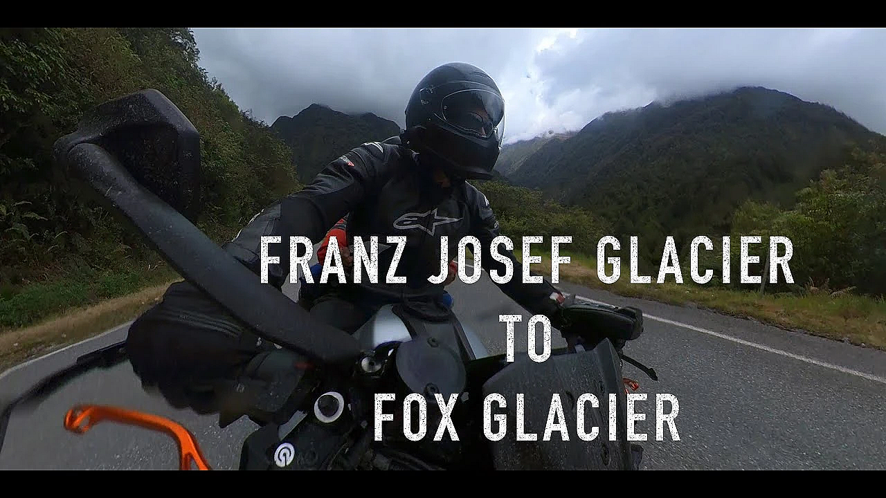 New Zealand Road Bike Rides - Franz Josef Glacier To Fox Glacier - West Coast South Island Ktm 1290r