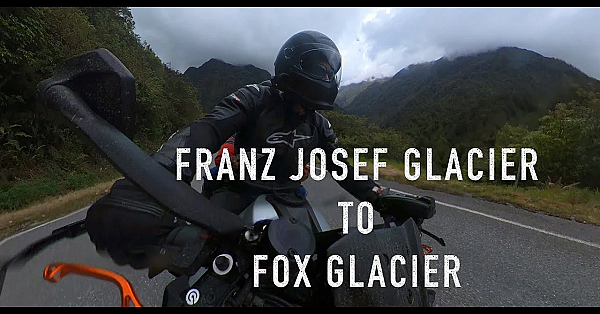 New Zealand Road Bike Rides - Franz Josef Glacier To Fox Glacier - West Coast South Island Ktm 1290r