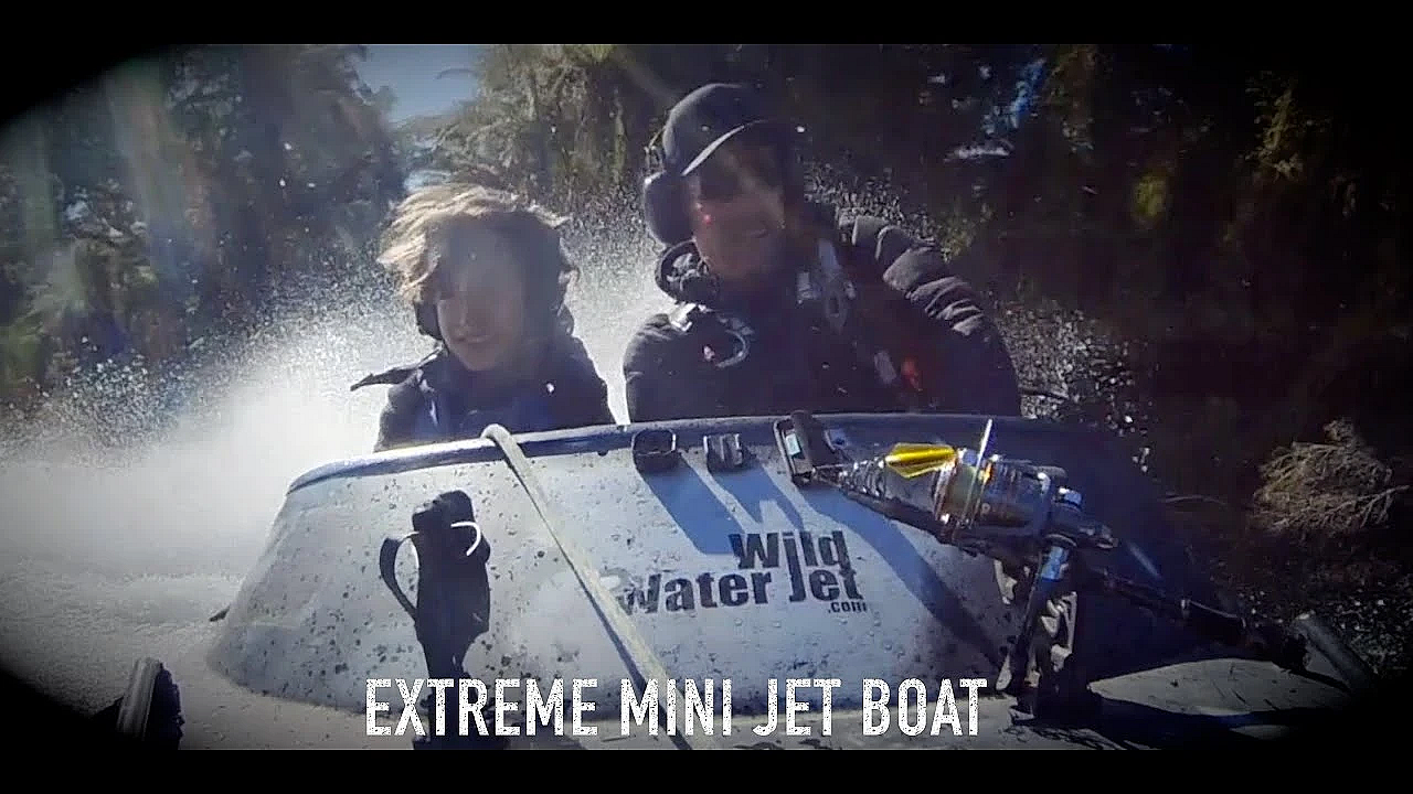 Extreme Crazy Jetboat Ride In A Small Creek In New Zealand
