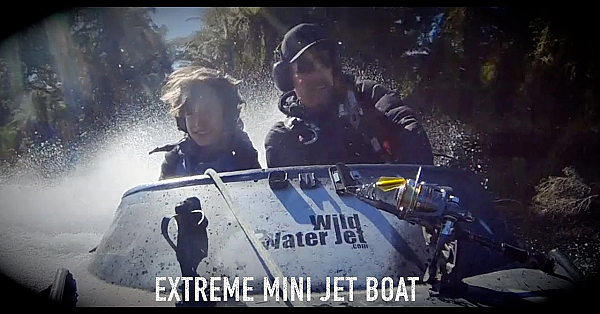 Extreme Crazy Jetboat Ride In A Small Creek In New Zealand