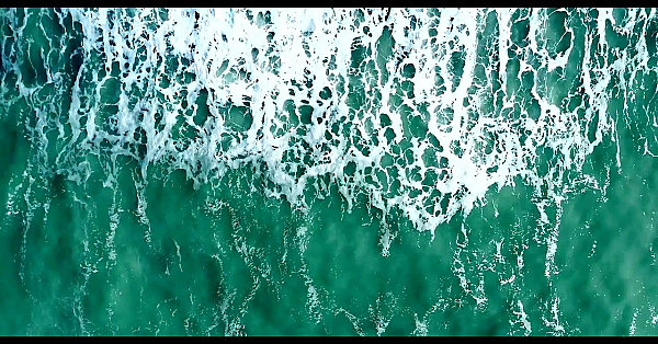 ASMR OCEAN WAVES crashing on the shore calming peaceful sounds and visuals