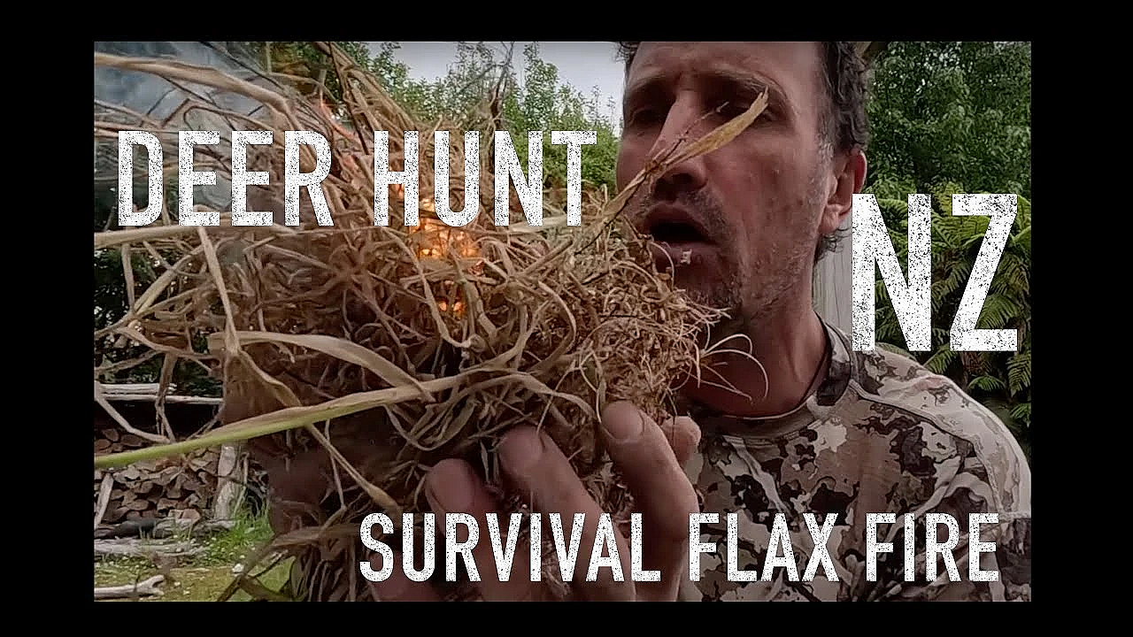 Wilderness Camp Deer Hunt Primitive Survival Fire With Flax Mental Wellness And Retraining The Brain