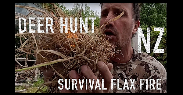 Wilderness Camp Deer Hunt Primitive Survival Fire With Flax Mental Wellness And Retraining The Brain