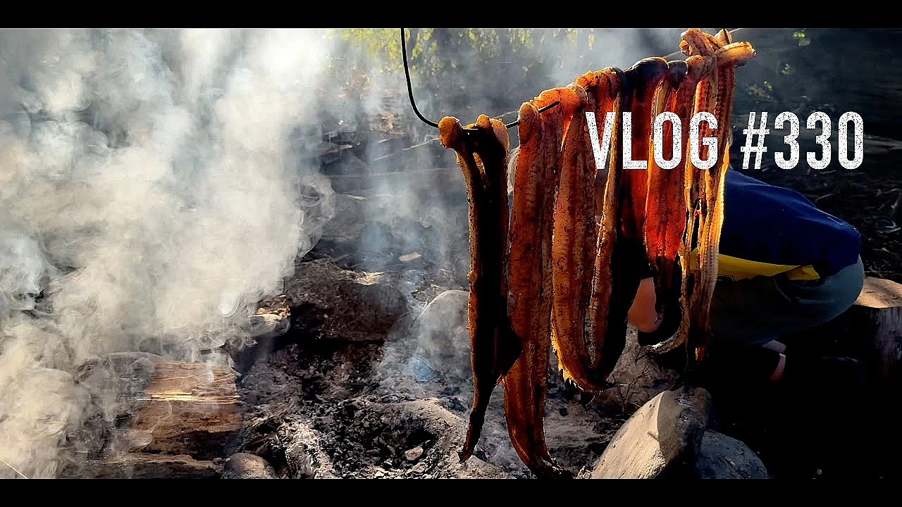 New Zealand Wilderness Adventure Vlog 330 Autumn Things Stag Hunting Catch Cook Smoked Eel Homestead