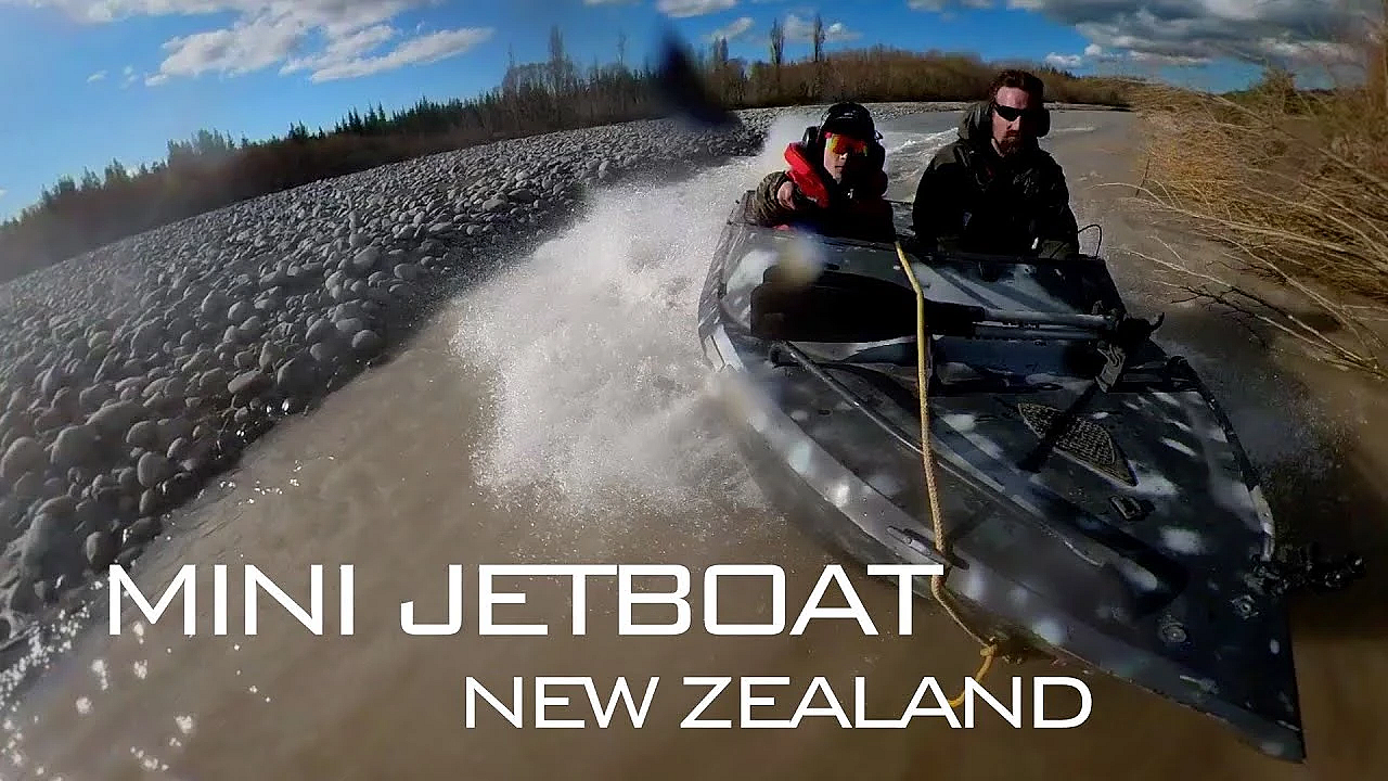 Fast Mini Jetboat New Zealand Extreme Flood Run With Josh James And Wild Water Jet On Upper Waiau