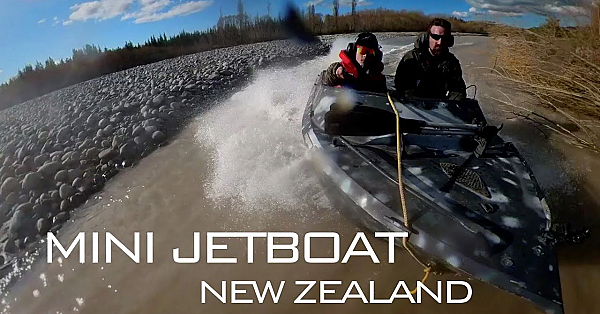 Fast Mini Jetboat New Zealand Extreme Flood Run With Josh James And Wild Water Jet On Upper Waiau