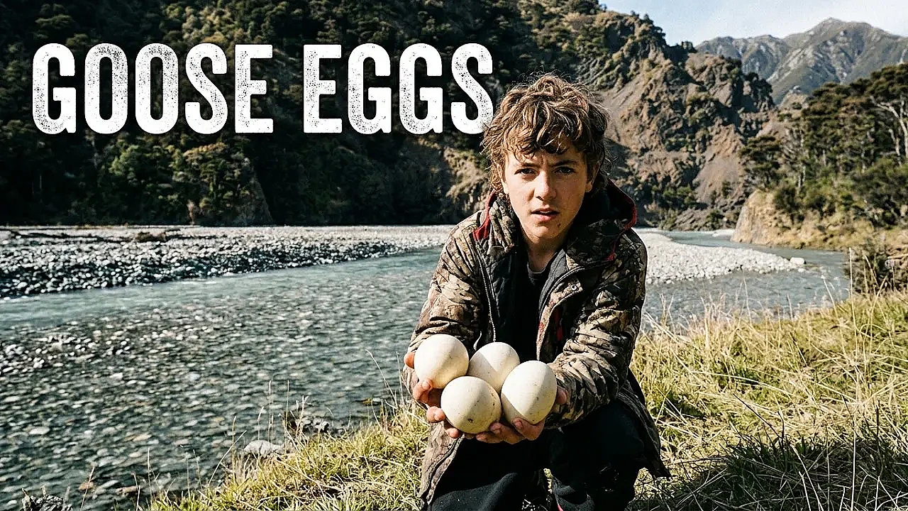 goose eggs from the Inland Kaikoura Mountains New Zealand ADVENTURE VLOGS