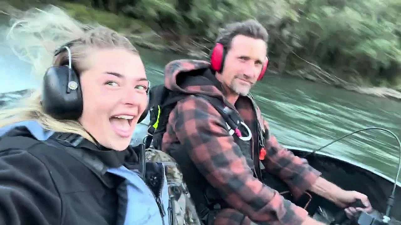 The Screaming Daisy - Wild Water Jetboat On The Mission Down South Westland New Zealand Skinny Water