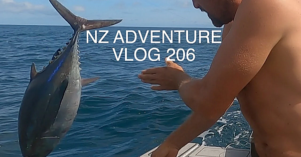 Adventure Vlog 206 - Bluefin Tuna Down At Jacksons Bay - The One That Got Away