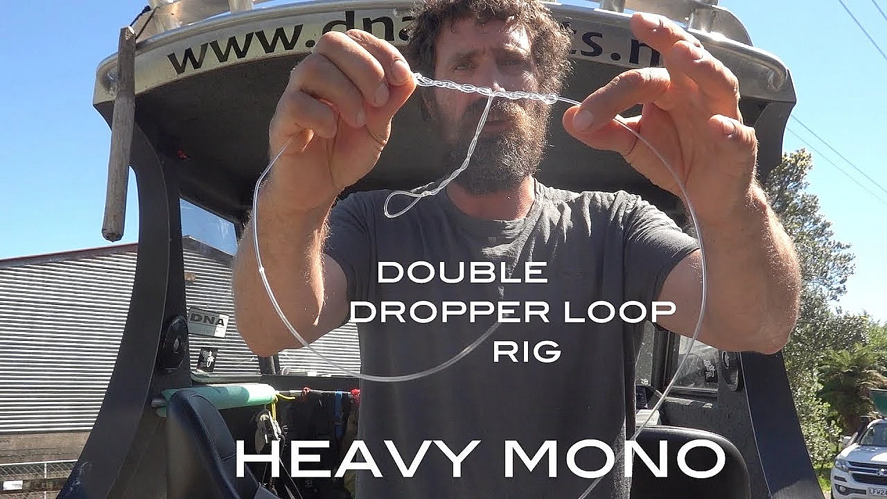 How To Tie Dropper Loops In Heavy Mono For Deep Sea Offshore Fishing