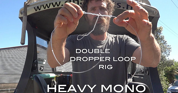 How To Tie Dropper Loops In Heavy Mono For Deep Sea Offshore Fishing