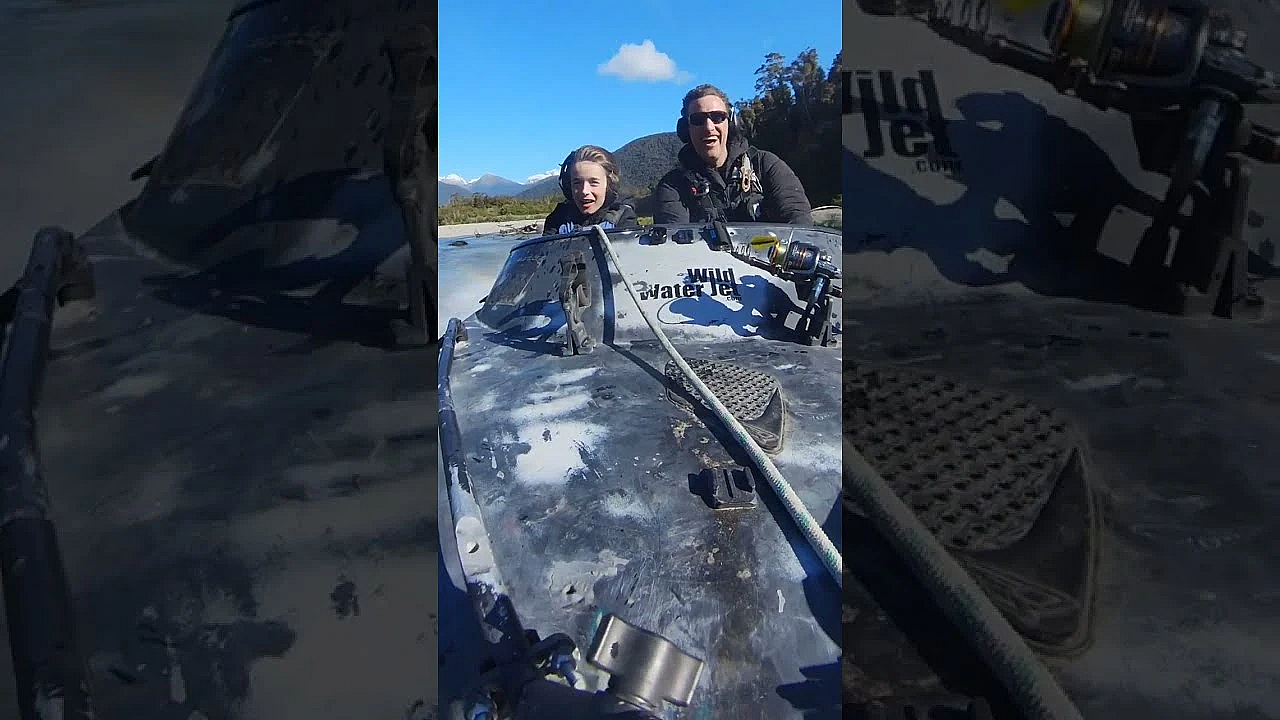Crazy Jetboat Ride Up A Small Creek