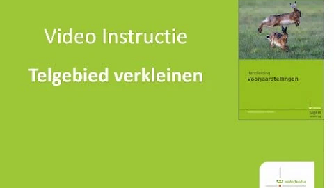 Telgebieden Verkleinen