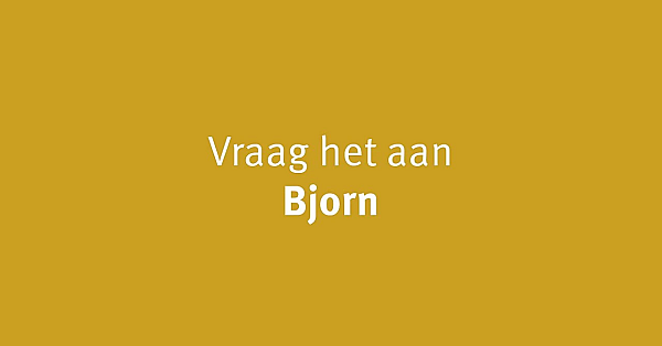 Vraag Het Aan Bjorn