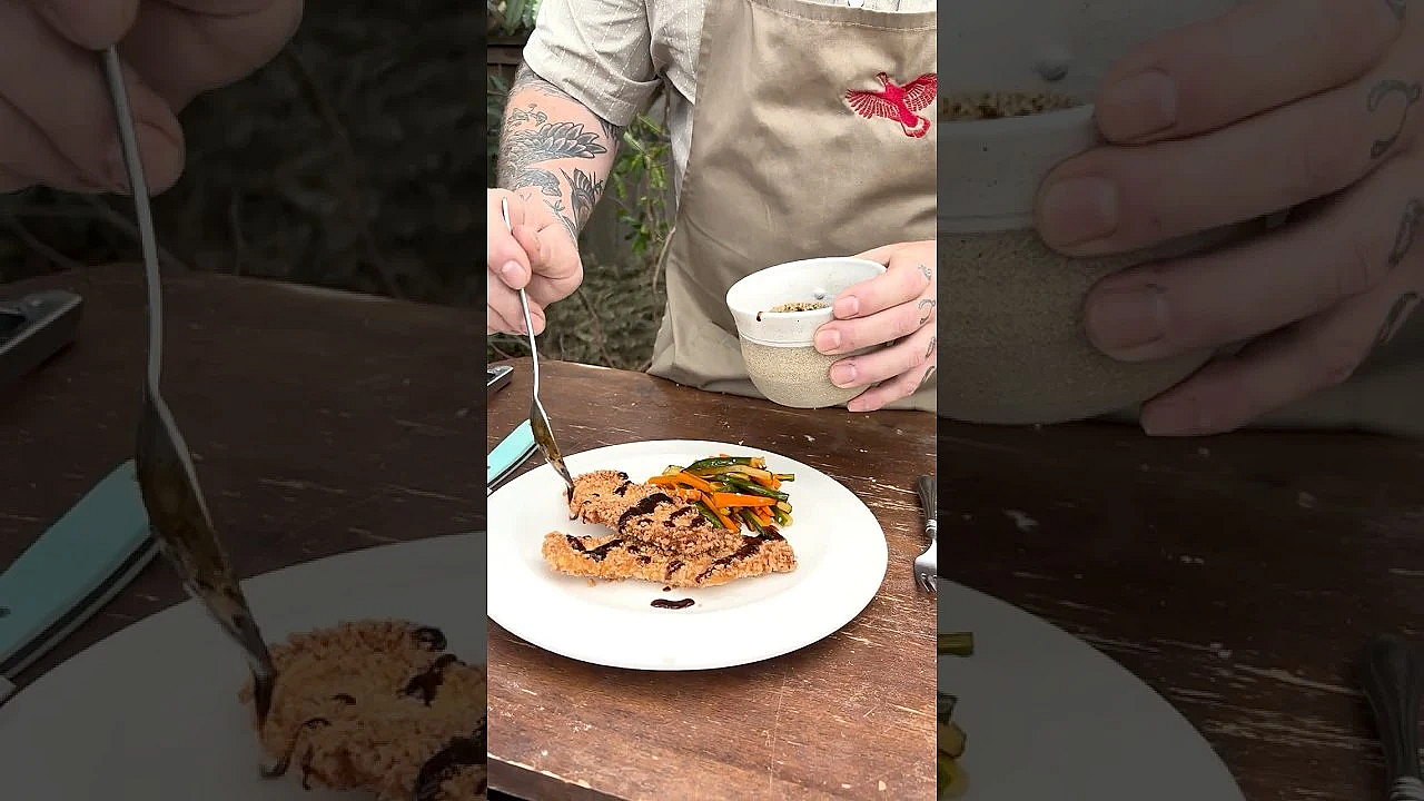 A Killer Turkey Katsu #wildgamecooking