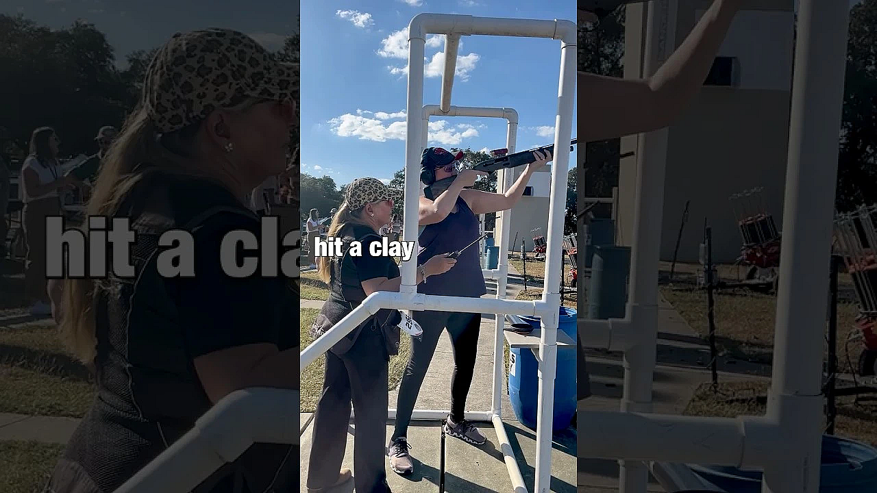 Break Those Clays, Ladies! #shootingsports