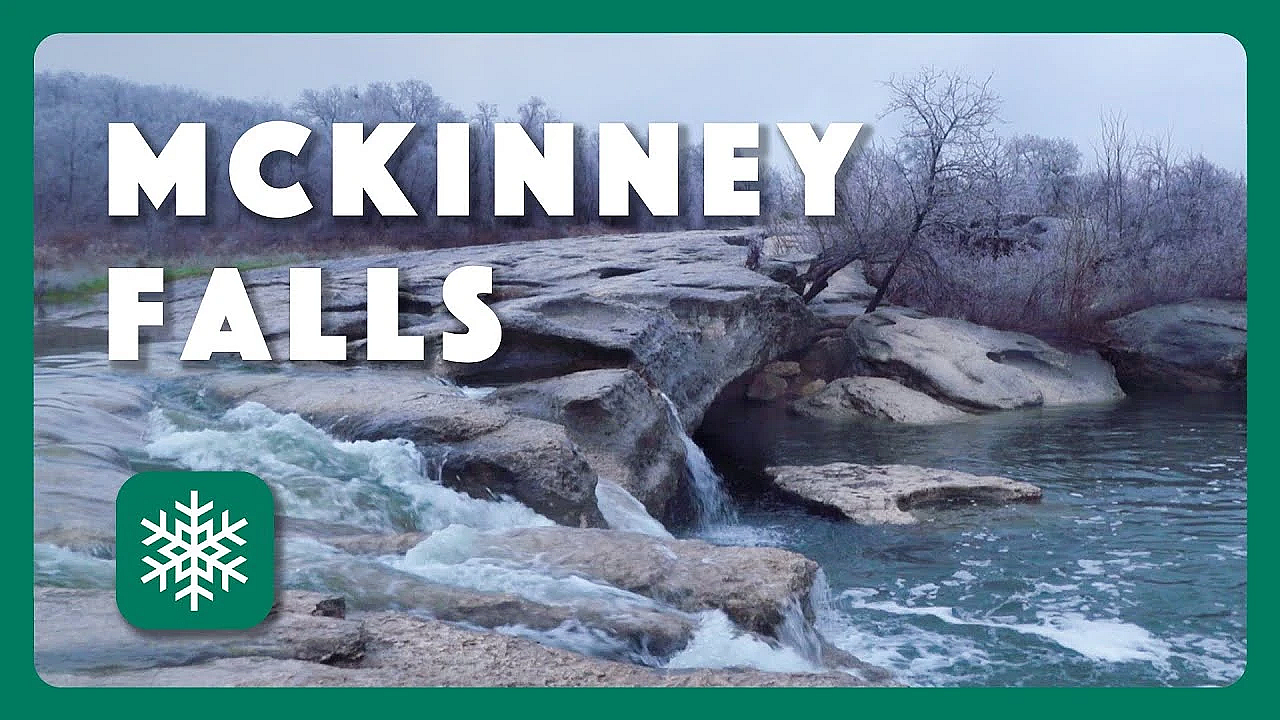 Winter At Mckinney Falls - Postcard From Texas