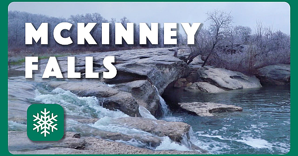 Winter At Mckinney Falls - Postcard From Texas