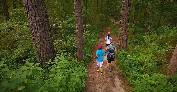 Postcard From Texas: Over Huntsville State Park